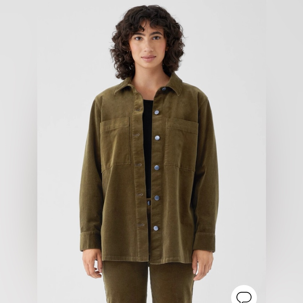 Eileen Fisher Corduroy Shacket